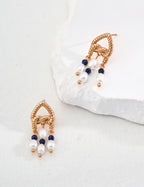 Marina Pearl Tassel Earrings