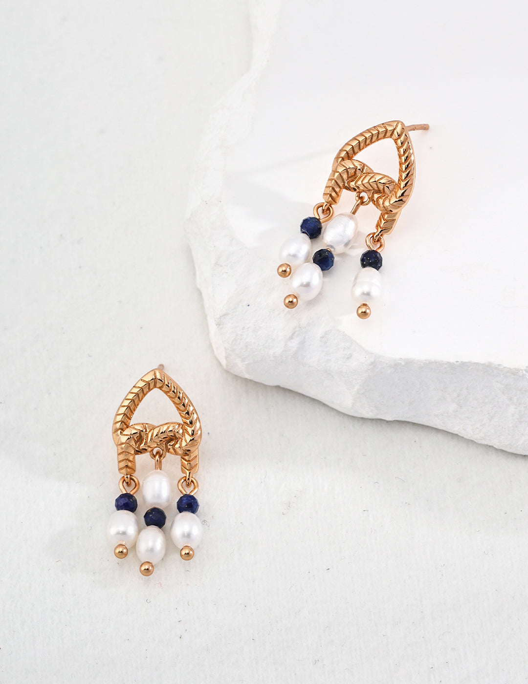 Marina Pearl Tassel Earrings