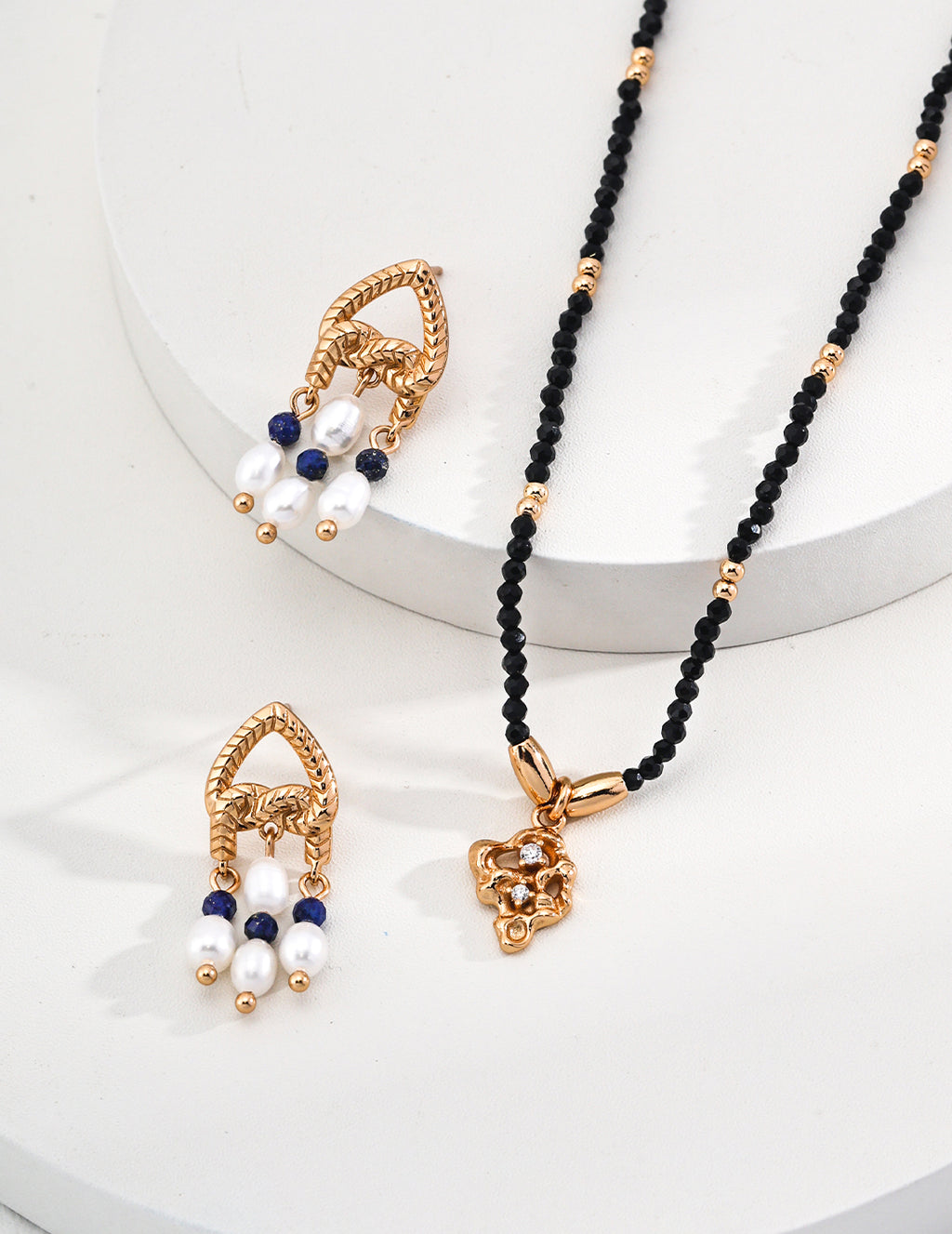 Marina Pearl Tassel Earrings