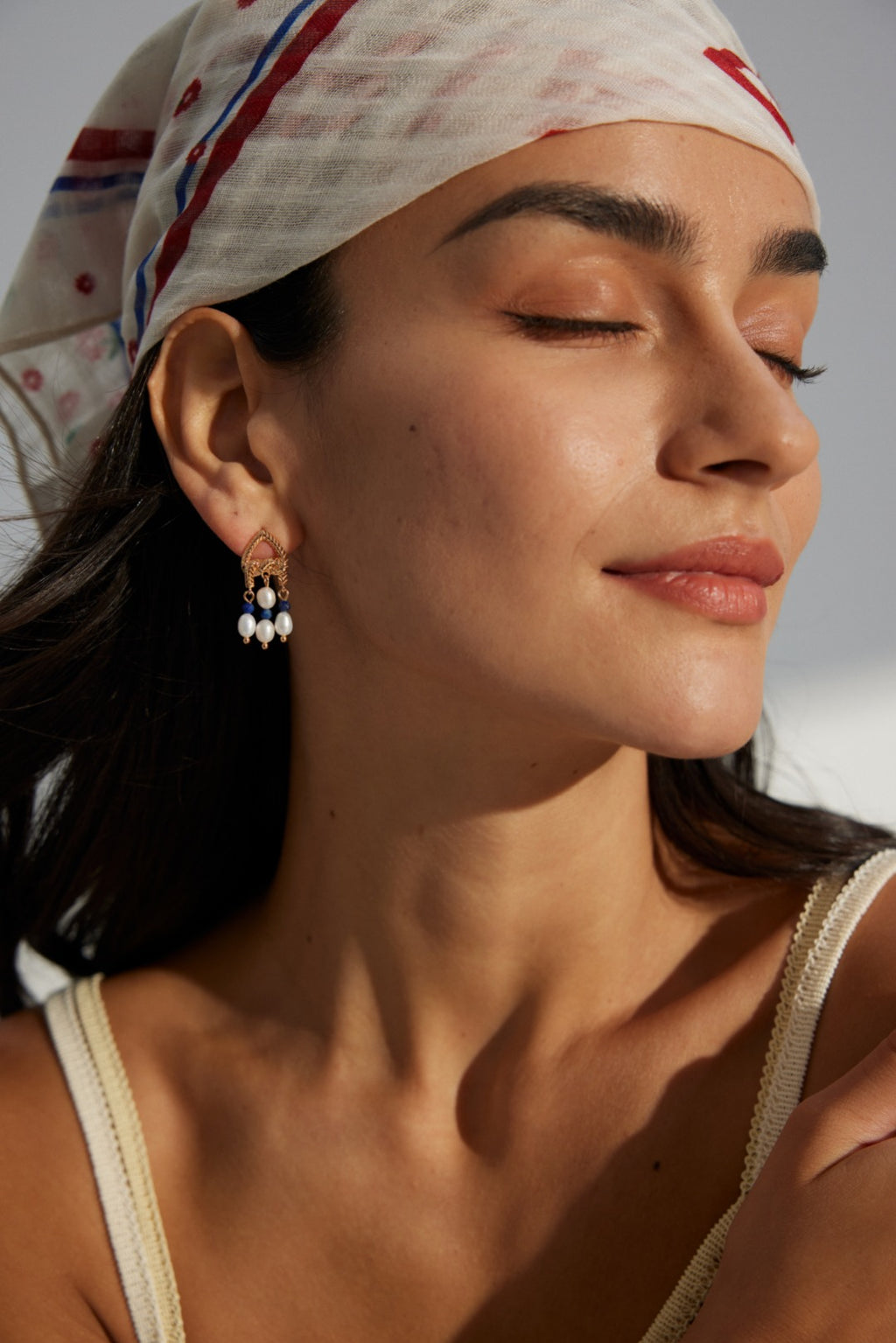 Marina Pearl Tassel Earrings