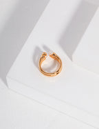Luna Pearl Open Ring