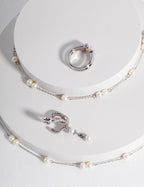 Luna Pearl Open Ring