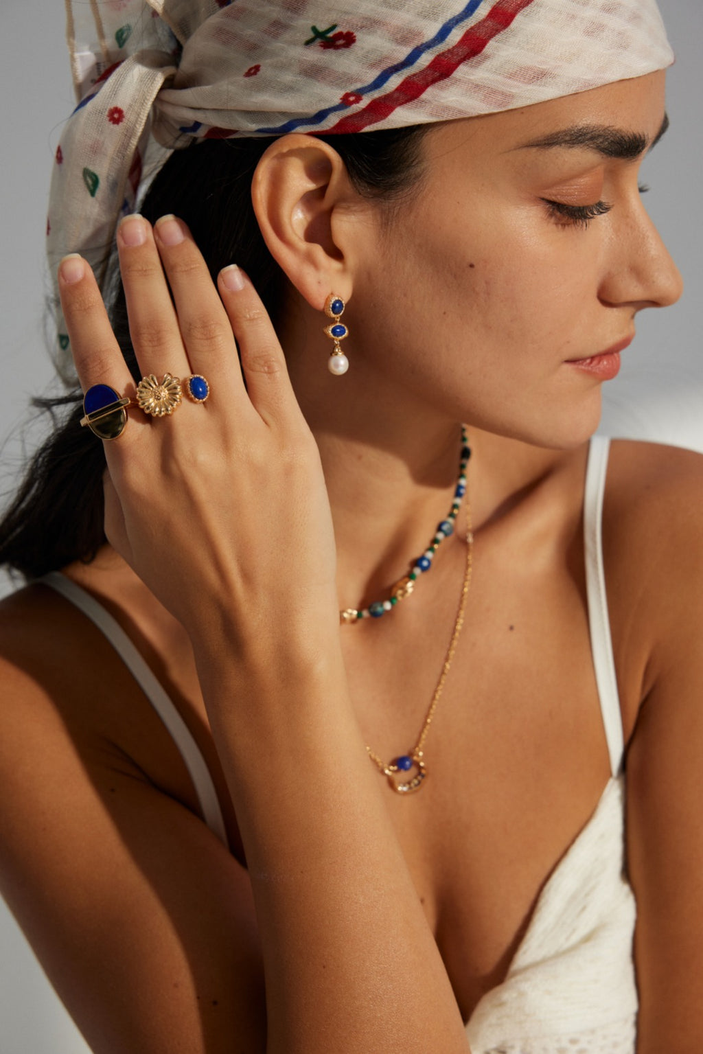 Lapis Horizon Open Ring