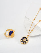 Lapis Horizon Open Ring