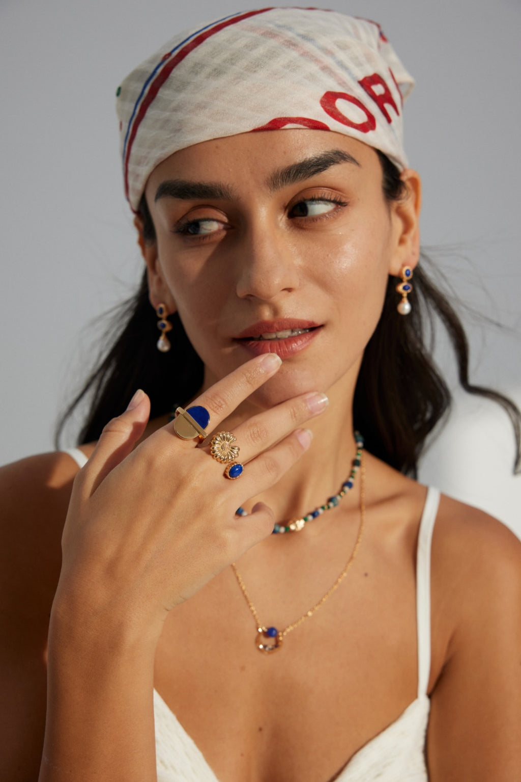 Lapis Horizon Open Ring