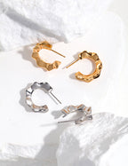 Mira Molten Hoop Earrings