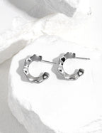Mira Molten Hoop Earrings