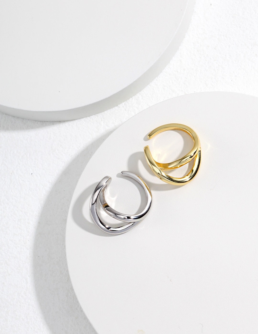 Linea Double Hoop Earrings