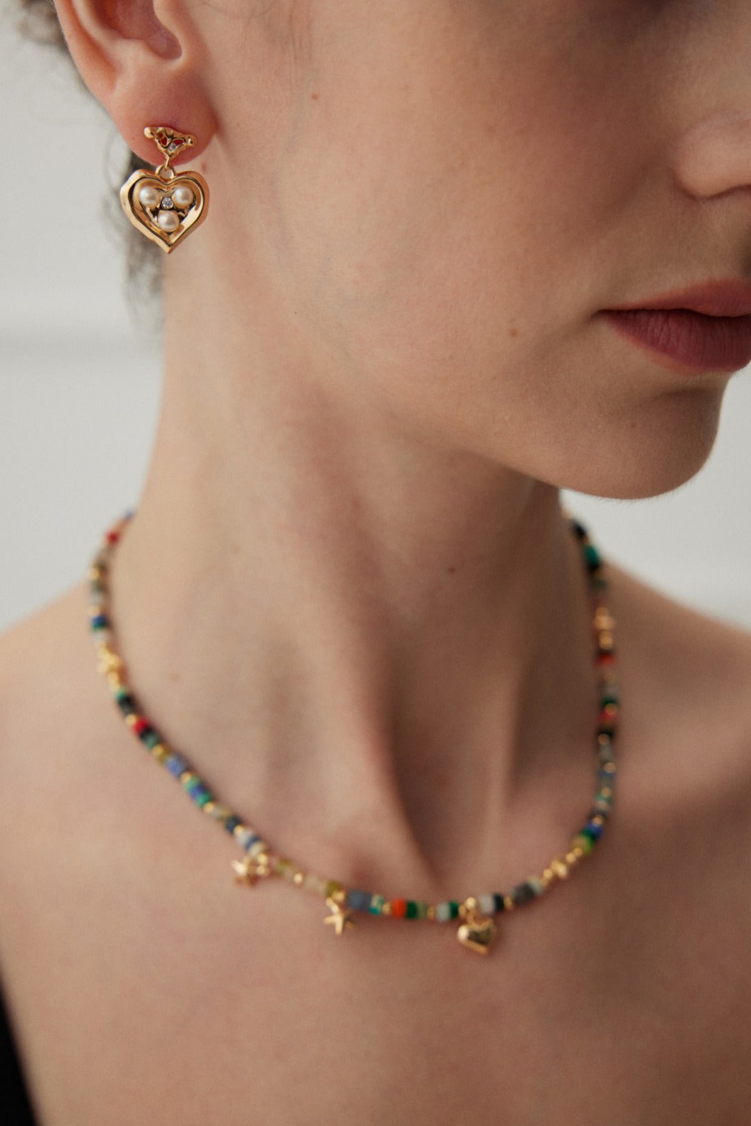 Amour Pearl Drop Earrings Secondary image