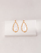Nacre Pearl Drop Earrings