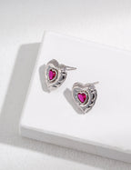 Amour Ruby Stud Earrings