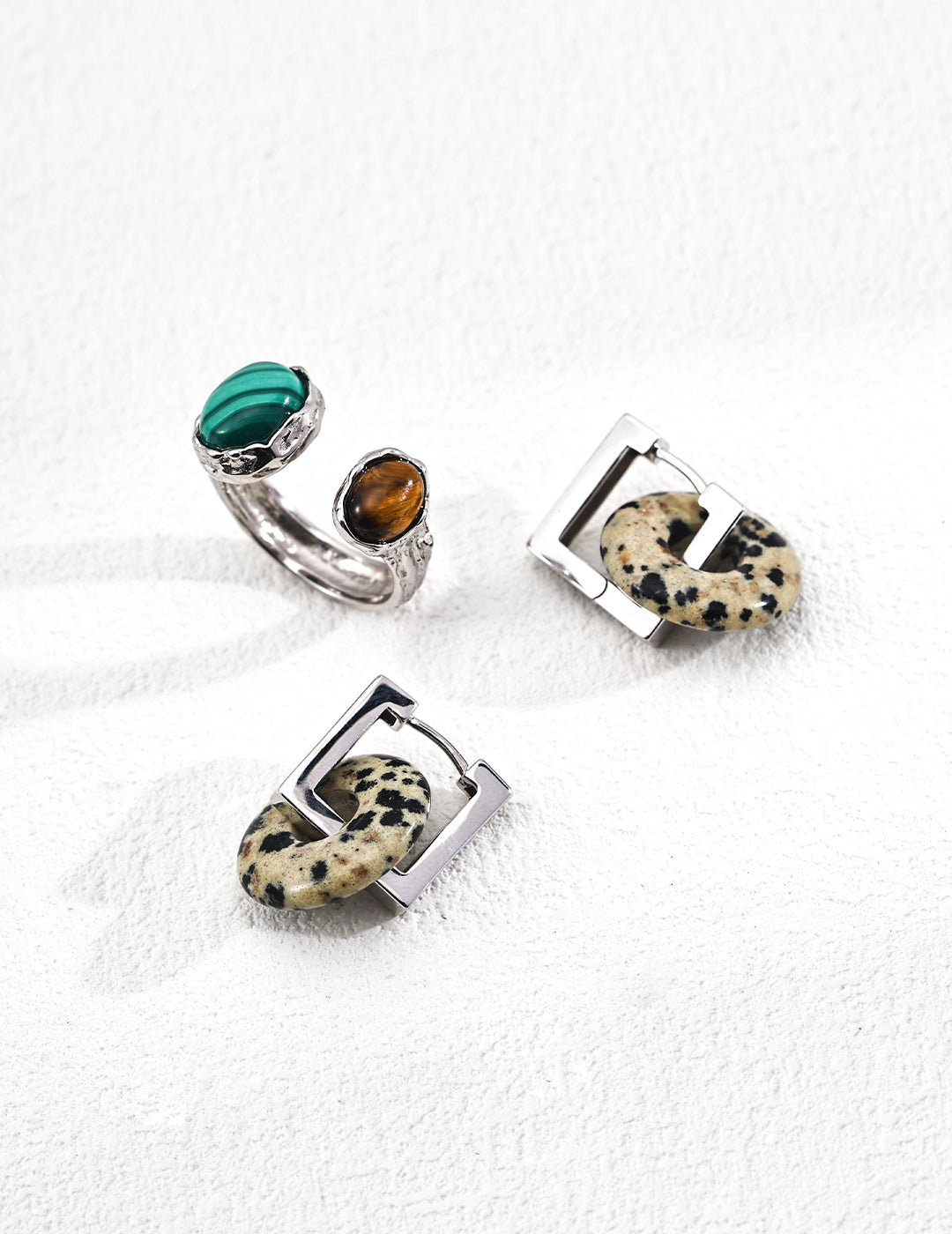 Terra Geo Stone Earrings