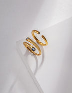 Azure Cuff Open Ring