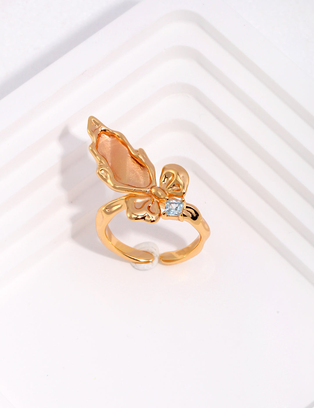 Papillon Gem Open Ring