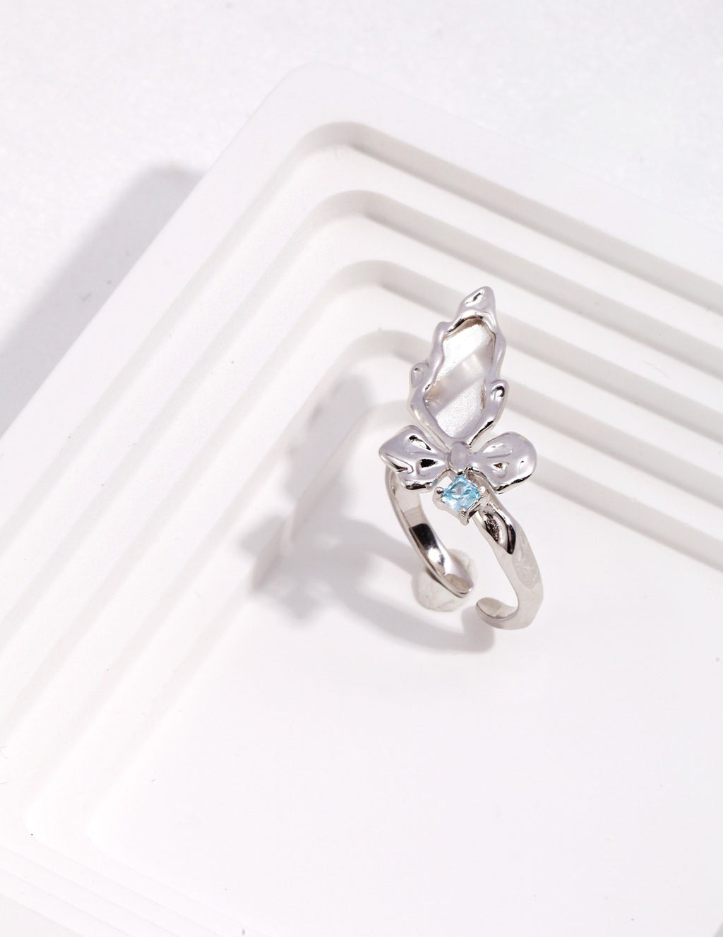 Papillon Gem Open Ring