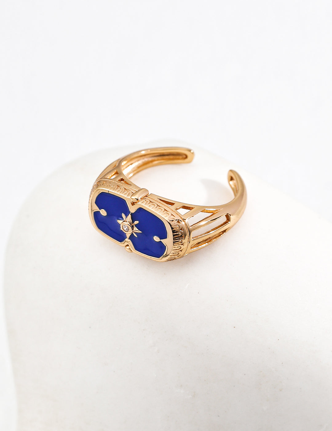 Soleil Enamel Open Ring Secondary image