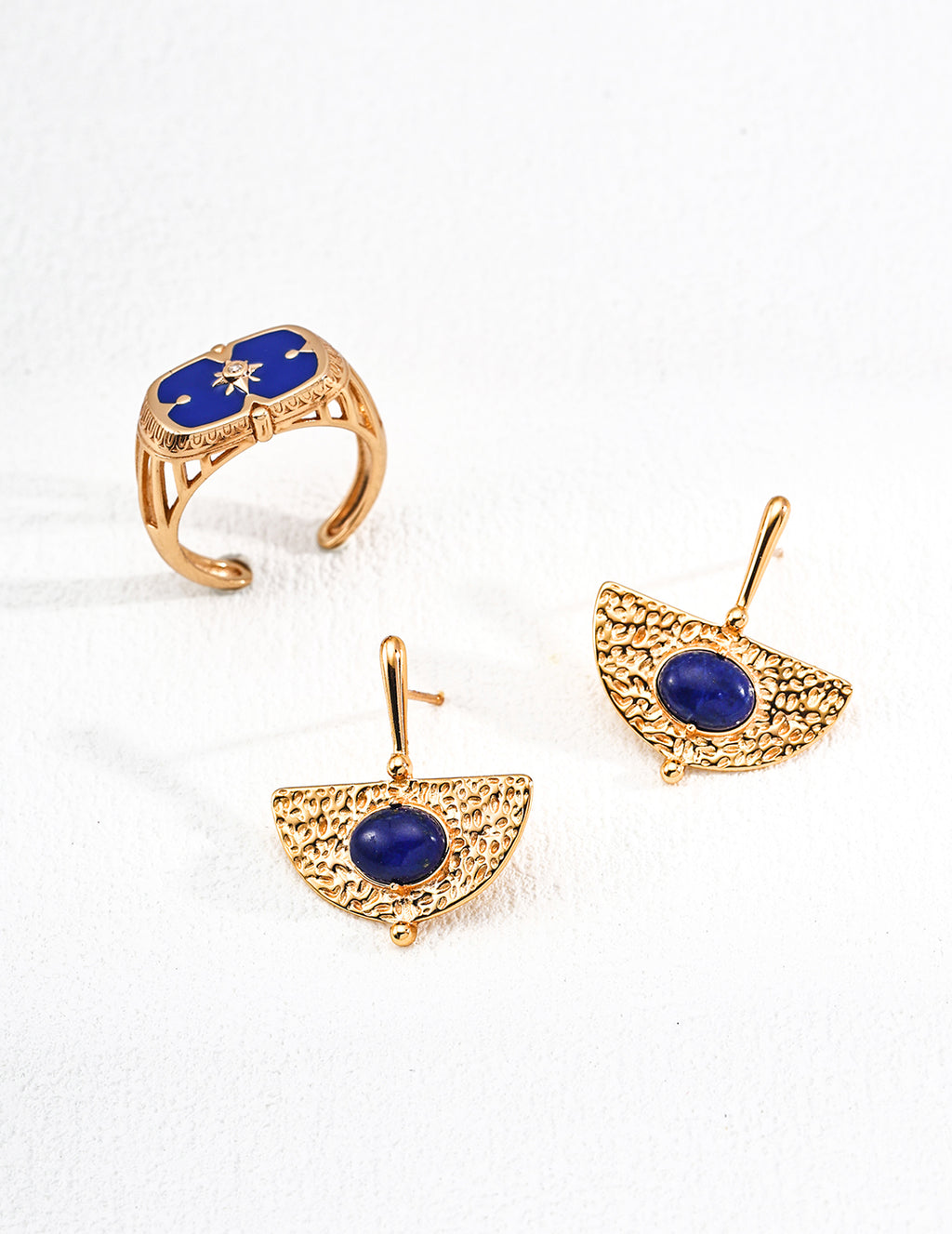 Soleil Enamel Open Ring