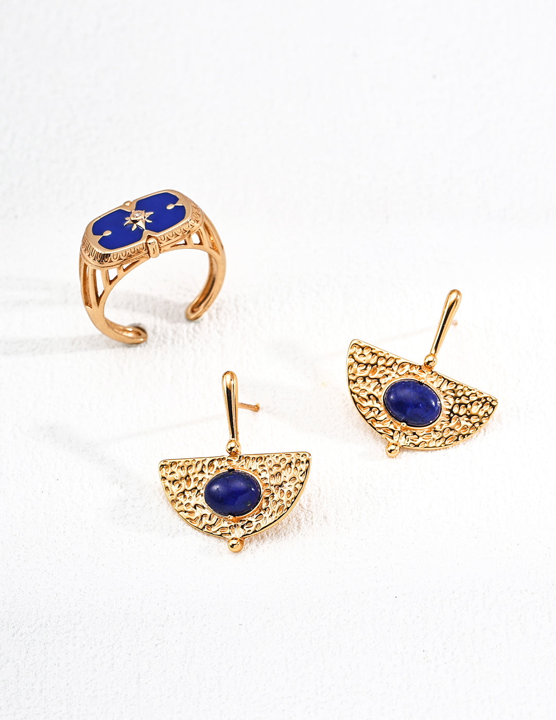 Soleil Enamel Open Ring