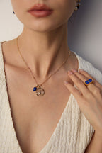 Soleil Enamel Open Ring