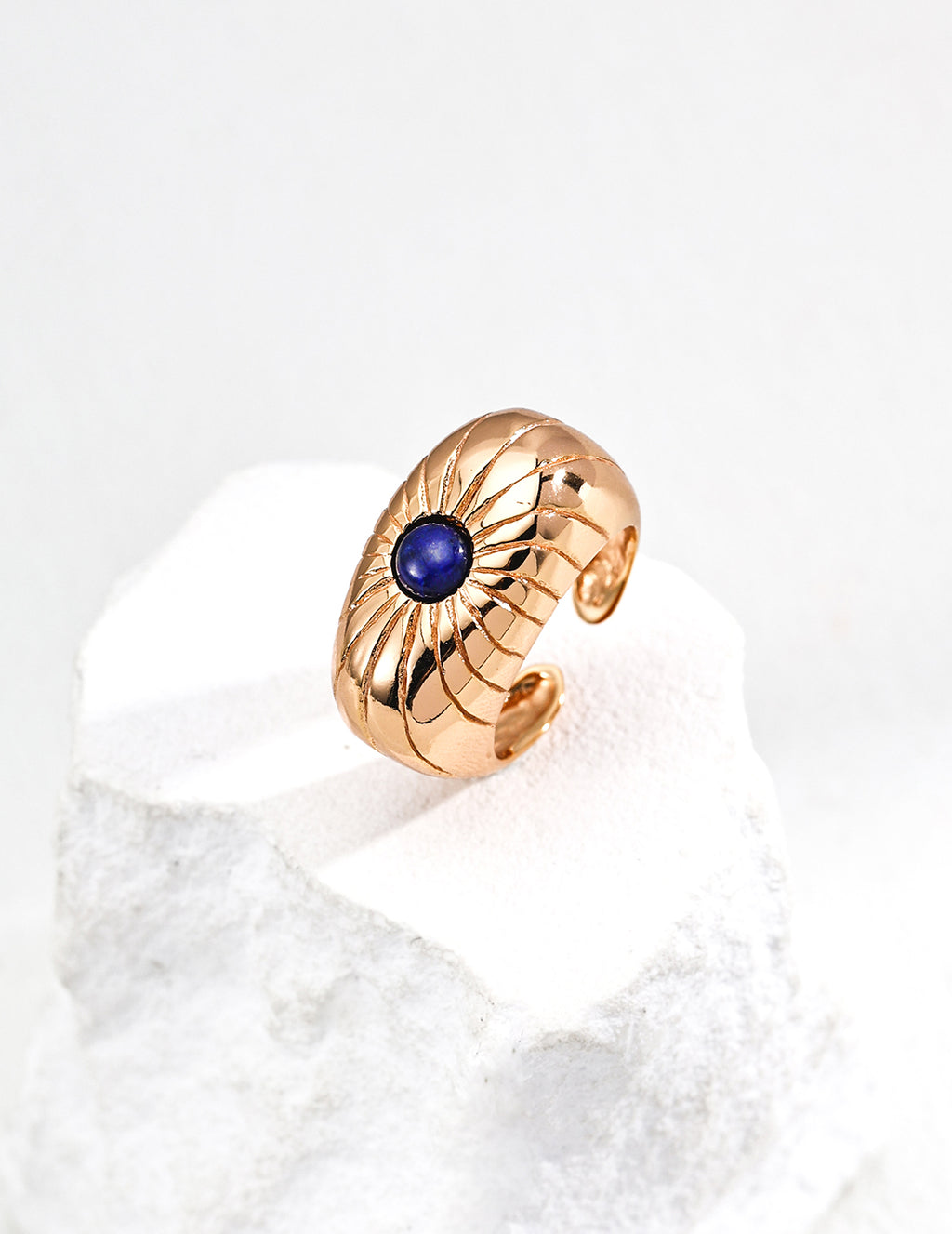 Soleil Dome Open Ring