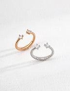 Nova Twist Open Ring