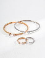 Nova Twist Open Ring