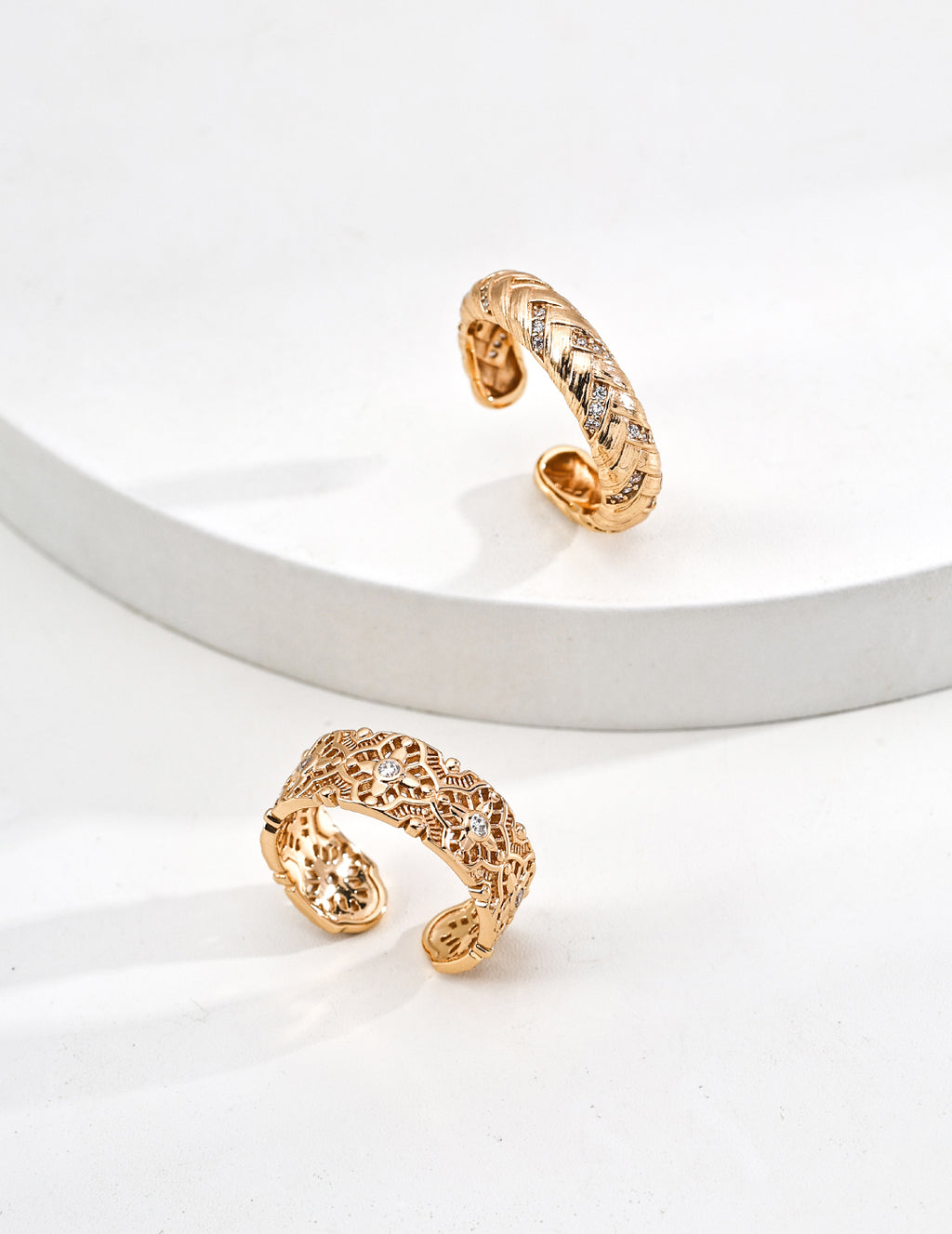 Fleur Lace Open Ring