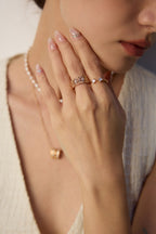 Fleur Lace Open Ring