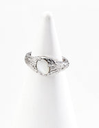 Serra Pearl Open Ring