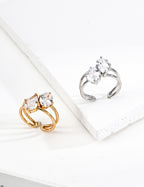 Celeste Duo Open Ring