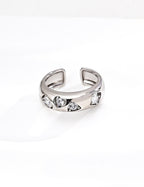 Prism Gem Open Ring