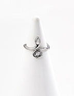 Vela Crystal Vine Open Ring