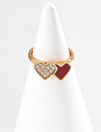 Ruby Pavé Open Ring