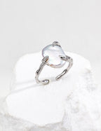 Baroque Pearl Vine Open Ring