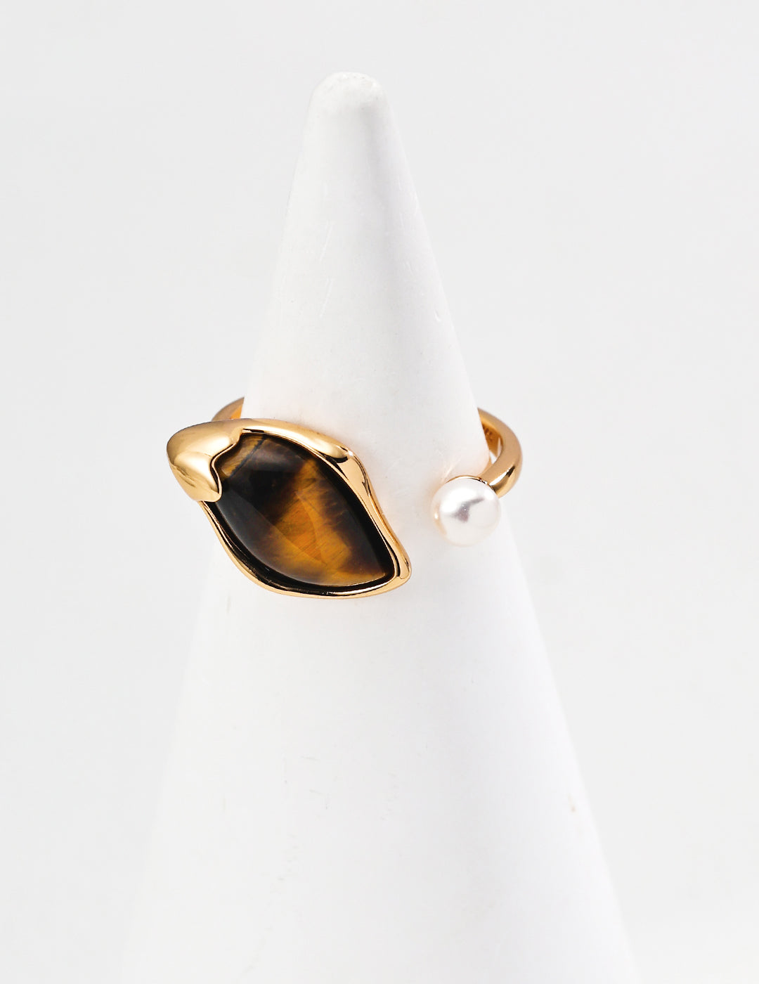 Sienna Pearl Open Ring