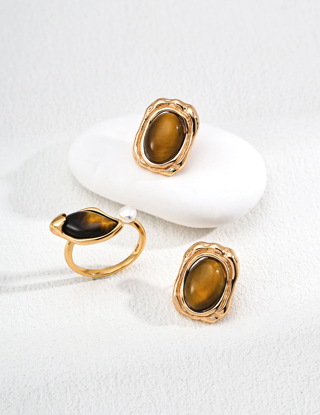 Sienna Pearl Open Ring
