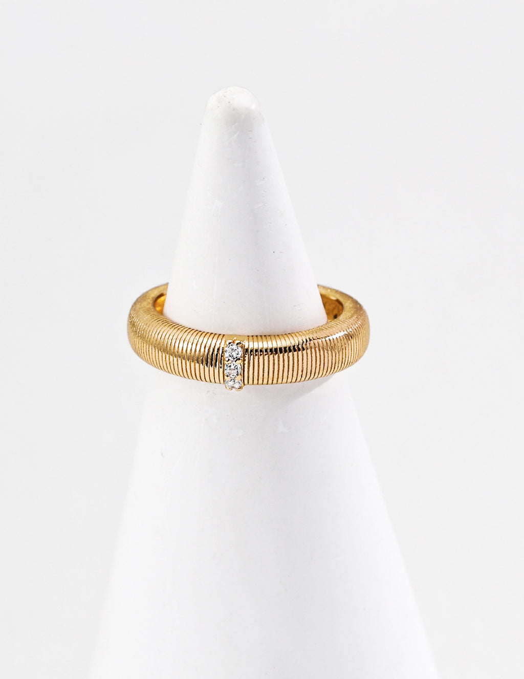 Lumi Ribbed Cuff Ring