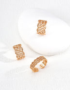 Fleur Braid Open Ring