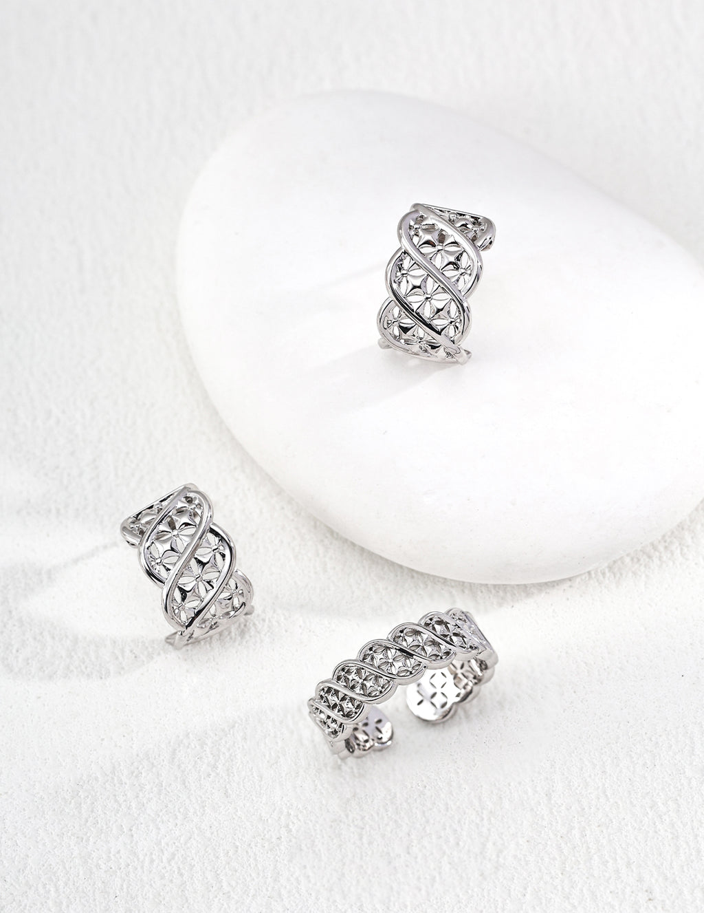 Fleur Braid Open Ring