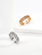 Fleur Braid Open Ring