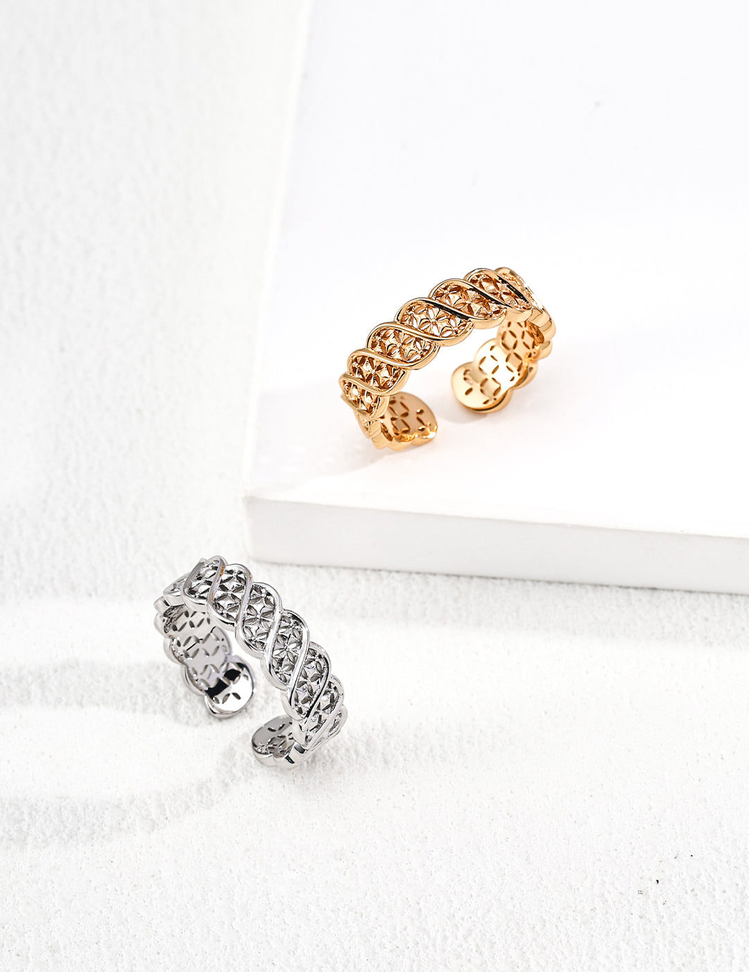 Fleur Braid Open Ring