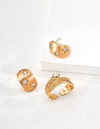 Astra Feather Open Ring