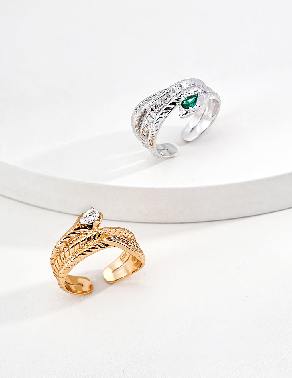 Astra Feather Open Ring