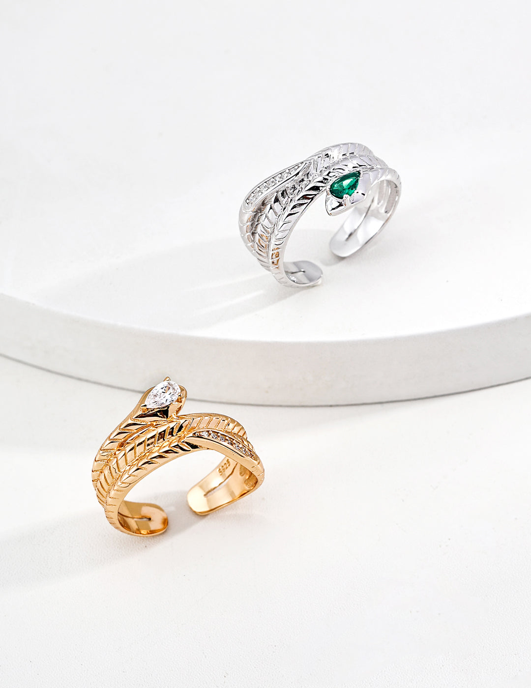 Astra Feather Open Ring