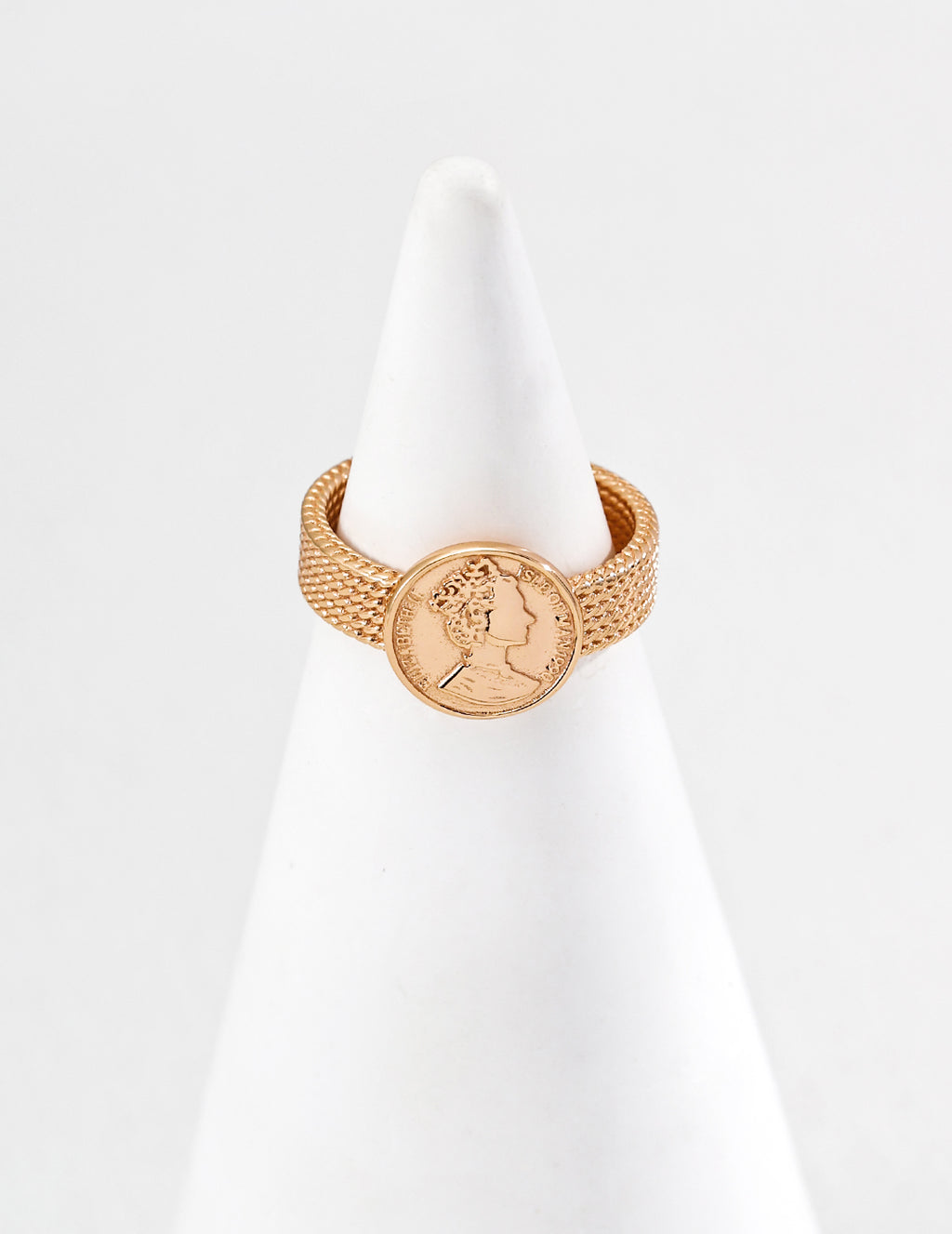 Roma Coin Cuff Ring