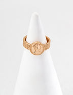 Roma Coin Cuff Ring