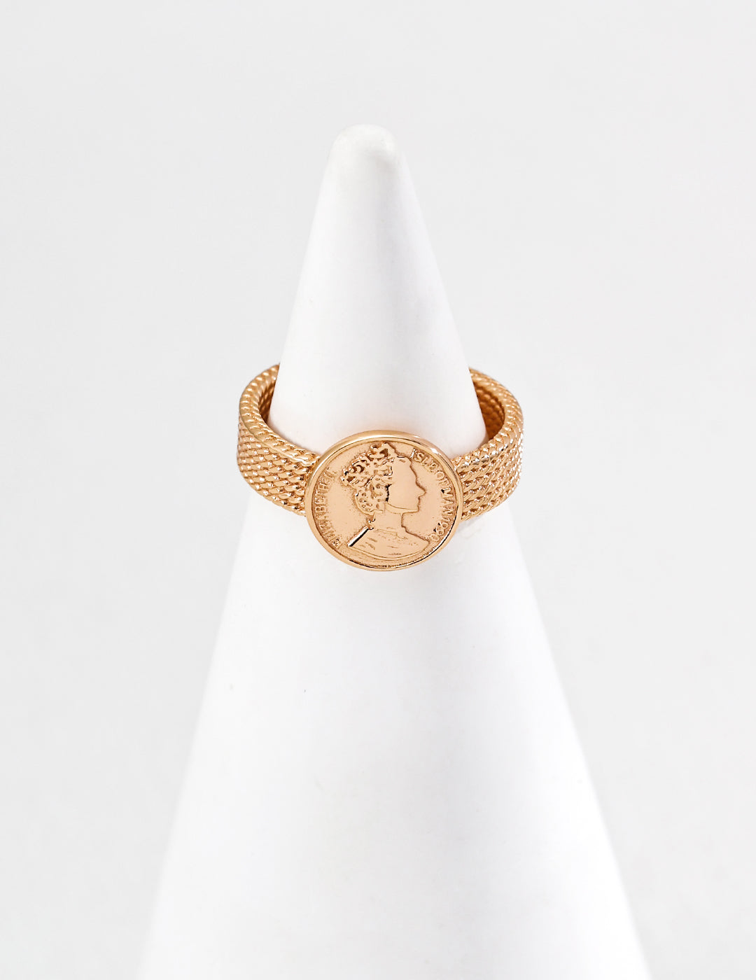 Roma Coin Cuff Ring