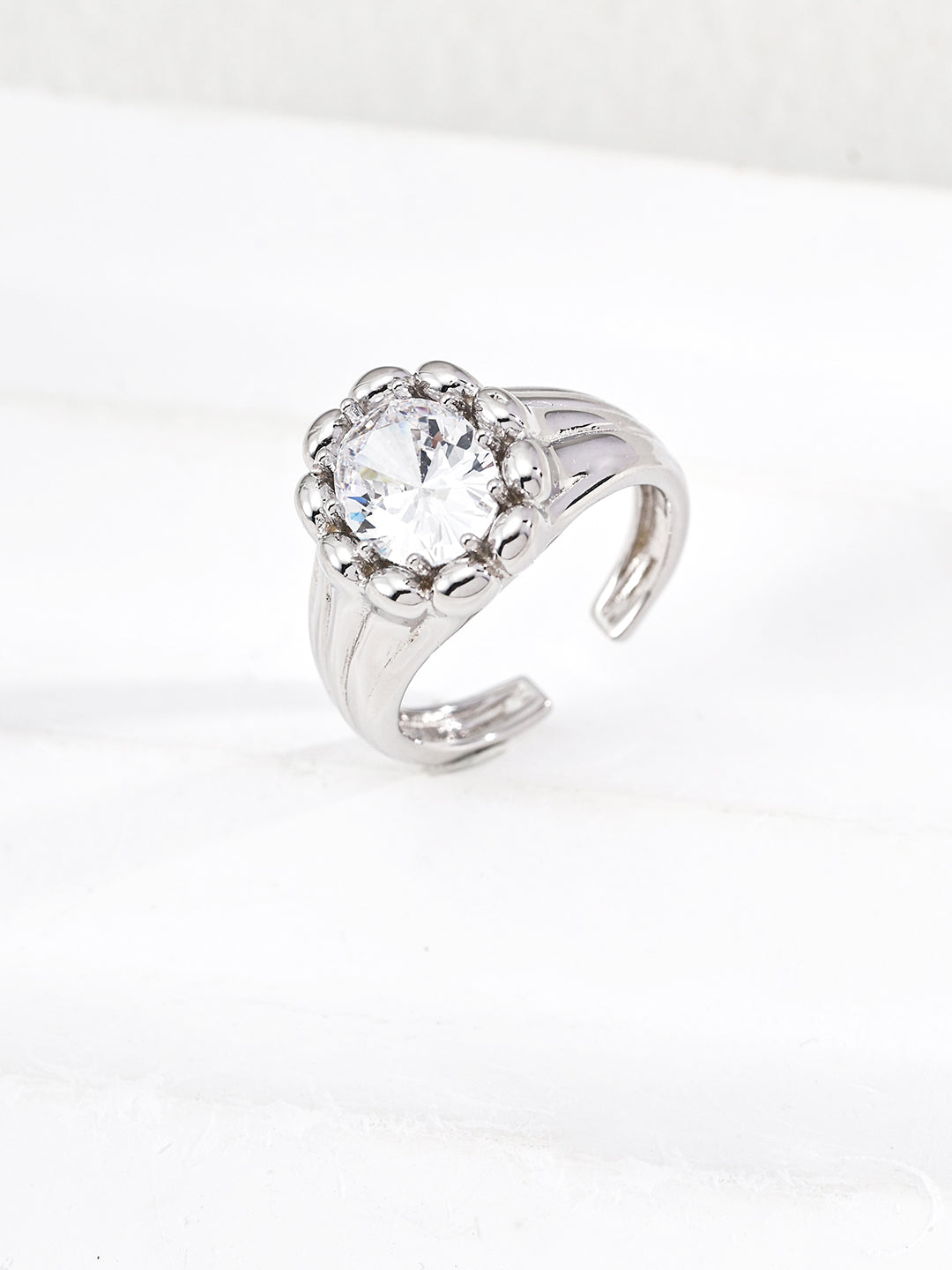 Celeste Halo Open Ring