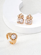Celeste Halo Open Ring