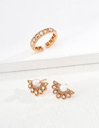 Nova Stud Open Ring